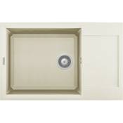Elleci Easy 310 Bianco Antico G62 Granitek sudoper