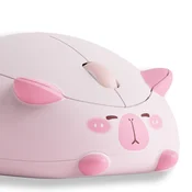 Akko Akko Kapibara Miška/Brezžična Miška Roza/Bluetooth/2.4GHz, (22115653)