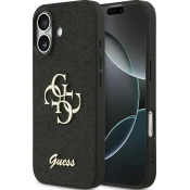 Ovitek Guess 4G Strap 4G Classic Logo ovitek za iPhone 17 črn (GUHCP17SP4GMGSK)