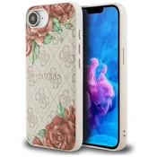 1 to 3 Ovitek Guess Magnetni Za Iphone 16E Za Magsafe 4G S Cvetličnim Potiskom