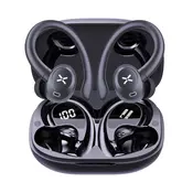 Premium športne brezžične Bluetooth slušalke z BT v5.4 in IPX4 standardom Techsuit AirTune 100 - black