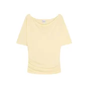 Bershka Majica  svetlo rumena