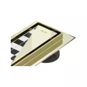 Mexen Flat M13 linearni odtok 2v1 50 cm, zlati - 1510050-15