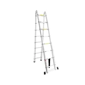 SuperStep Duple FULL Aluminijumske Teleskopske Merdevine 2/5+2/5m