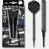 Pikado puščice MISSION/SPIRO/M1/s plastično konico