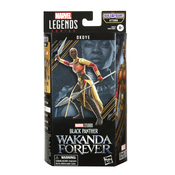 HASBRO Marvel F3677 Legends Series Black Panther Wakanda Forever Okoye 6-palčna akcijska igrača, 2 dodatka, 1 del za sestavljanje figure, več, (21041563)