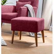 ATELIER DEL SOFA Tabure Zeni Claret Red