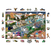 Wooden city - Puzzle Welcome to Las Vegas 505 - 500 kosov