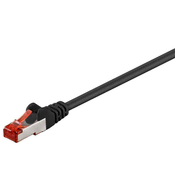 F/UTP CAT6 0.5m črn PVC