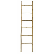 Lestev za brisače BAMBUS, 500 x 1900 x 40 mm, bambus - Rjava - Bambus - Naslonitev - Obešalnik za brisače