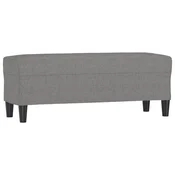 Vidaxl Klop temno siva 100x35x41 cm blago