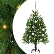 Božicno drvce s 150 LED svjetlima s stalakom Zelena 120 cm PE