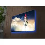 Zidna slika sa LED osvjetljenjem NASA-001, 45x70 cm