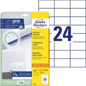 Avery Zweckform Univerzalne etikete Avery, 70 x 37 mm, bele