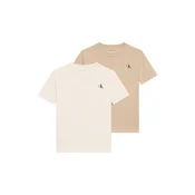Calvin Klein Jeans Majica kremna / kapučino