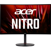 Acer Monitor Acer Nitro XZ0 XZ270UPbmiiphx 68,6 cm (27) QHD VA LED AdaptiveSync 165 Hz ukrivljen, (21205756)