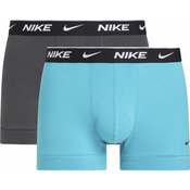 Bokserice Nike Everyday Cotton Stretch Trunk 2P - black/dusty cactus/anthracite