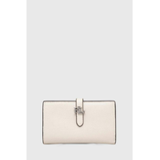 Usnjena denarnica Lauren Ralph Lauren ženski, bela barva