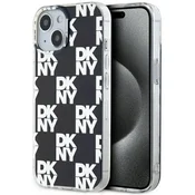 DKNY Etui DKNY IML Checkered Mono Pattern za iPhone 15 Plus/14 Plus - črno