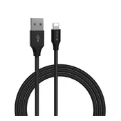 iPhone 5S / iPad mini 2 / iPad Air DEVIA GRACIOUS podatkovni kabel USB - Lightning, 100 cm, CRNI EC404_B