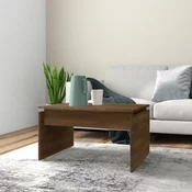 Stolic za kavu boja smedeg hrasta 68x50x38 cm konstruirano drvo