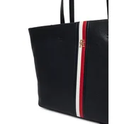 Ročna torba Tommy Hilfiger Th Corp Ess Tote AW0AW19334 Mornarsko modra