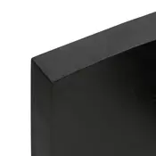 Vidaxl vidaXL Kopalniški pult temno rjave barve 100x60x(2-6) cm masiven les