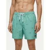 Quiksilver Kopalne hlače Stretch Printed Volley 16 EQYJV04217 Svetlo modra Regular Fit