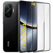 Overboard 2x kaljeno steklo za Xiaomi Poco F7, 3D polno, steklo za celoten zaslon