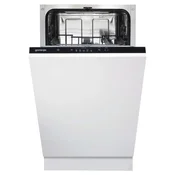 Gorenje Ugradna mašina za pranje sudova GV520E15, 45 cm, Bela