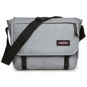 EASTPAK Messenger torba preko ramena  siva melange / crvena / crna / bijela