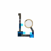 Apple iPad Air 2, Mini 4 - Home Button + Flex Cable (zlat)