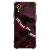 Silikonski črni ovitek za Samsung Galaxy XCover 7 - Cherry stone