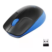 LOGITECH M190 Full-Size Wireless plavi miš