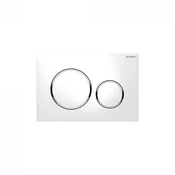 Taster Geberit SIGMA 20 bela hrom-bela