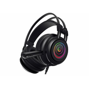 Slušalice RAMPAGE RM-K2 X-QUADRO RGB, za PC/PS4/Xbox, 7.1, USB, crne