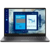 Laptop Dell - Pro 16 PC16250, 16, FHD, Core 5, 24GB/512GB, Magnetite