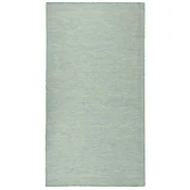vidaXL vidaXL Zunanja preproga ploščato tkanje 80x150 cm turkizna, (20668874)