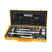 Ingco set nasadnih kljuceva (gedora) 1/2 HKTS0243, 24 dela