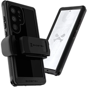 Ghostek Nautical 4 Black Extreme Waterproof Case with Holster for Galaxy S24 Ultra