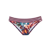 VENICE BEACH Bikini hlačke cijansko modra / oranžna / bordo / bela