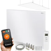 Komplet belega IR grelnega panela Graphene PRO CGP-300TWP + stropni nosilec znamke