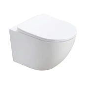 MIN035 Konzolna wc šolja PERLA compact rimless