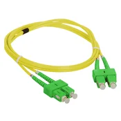Patch kabel SM SC/APC-SC/APC dupleks 9/125 1,0 m ALANTEC