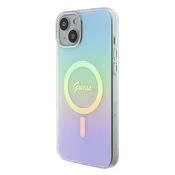 Guess GUESS TRDI OVITEK ZA IPHONE 15 PLUS 14 PLUS 6.7 ZA MAGSAFE IRIDESCENT
