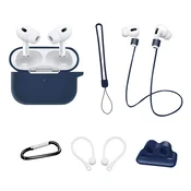 INF 6-delni komplet dodatkov za Airpods Pro 2 - temno modra, (22064634)
