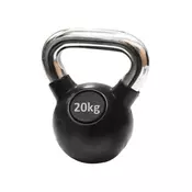 Capriolo kettlebell utež, 20 kg, črna