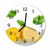 tulup.si Steklena okrogla ura Lemon fi 30 cm