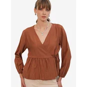 Bigdart Bluza Blusen karamel