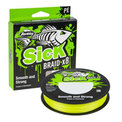 Pletena Vrvica Berkley x8 Sick Braid Yellow 0,06-0,39mm/150m